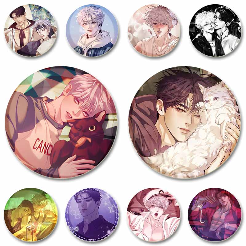Korean Manhwa Soft Button Pins - Modern Korean Lifestyle recension och pris