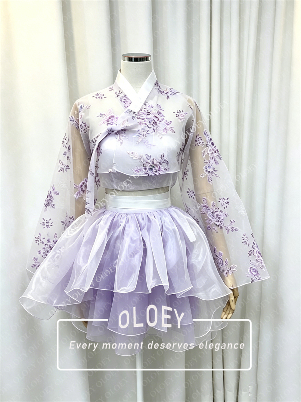 OLOEY Modern Floral Print Shor - Modern Korean Lifestyle recension och pris